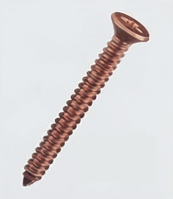 Rose Gold Finish Screw